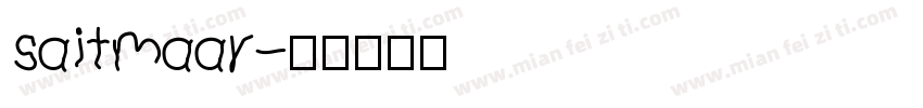 saitmaar字体转换