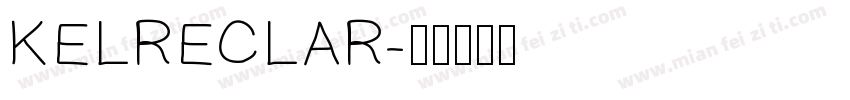 KELRECLAR字体转换