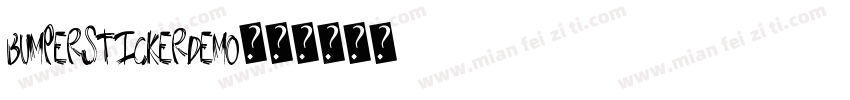 bumperstickerdemo字体转换