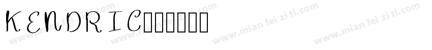 KENDRIC字体转换