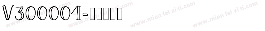 V300004字体转换