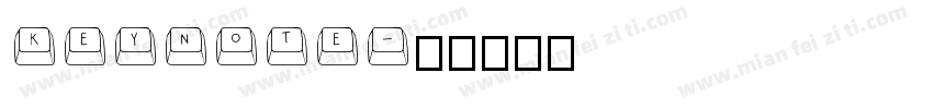 keynote字体转换