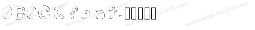 OBOCKfont字体转换