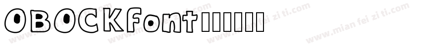OBOCKfont字体转换