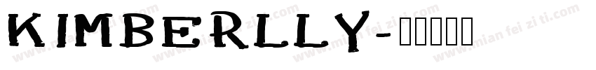 Kimberlly字体转换
