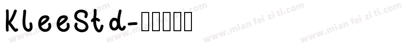 KleeStd字体转换