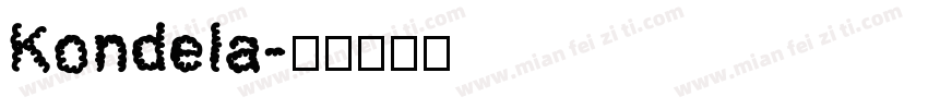 Kondela字体转换