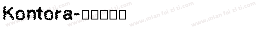 Kontora字体转换