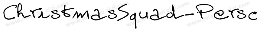 ChristmasSquad-Perso字体转换