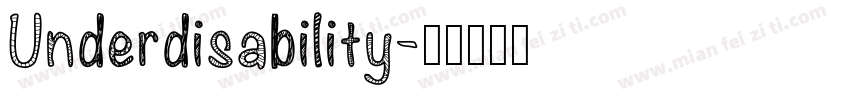 Underdisability字体转换