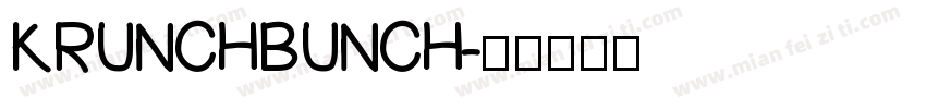 KRUNCHBUNCH字体转换