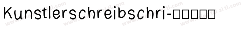 Kunstlerschreibschri字体转换