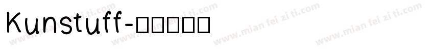 Kunstuff字体转换