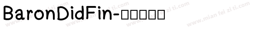 BaronDidFin字体转换