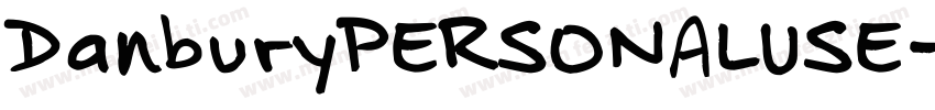 DanburyPERSONALUSE-R字体转换
