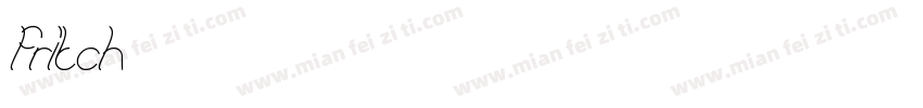 fritch字体转换