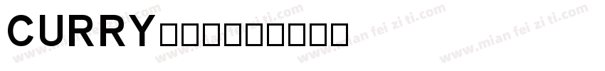 CURRY免费字字体转换