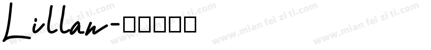 Lillan字体转换