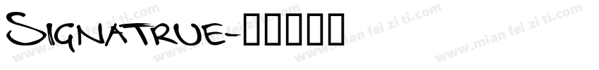 Signatrue字体转换