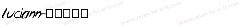 Luciann字体转换