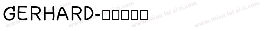 GERHARD字体转换
