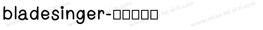 bladesinger字体转换