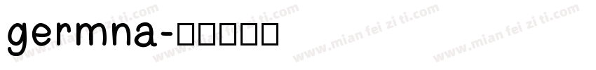 germna字体转换