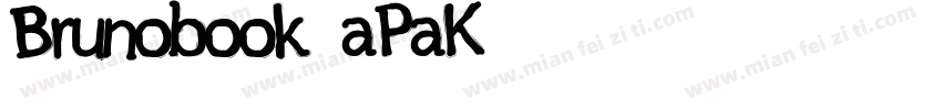 Brunobook-aPaK字体转换