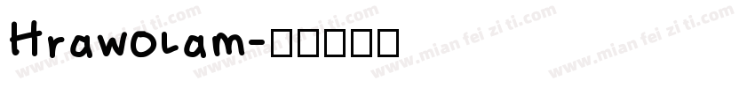 Hrawolam字体转换