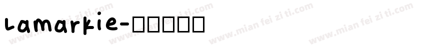 lamarkie字体转换