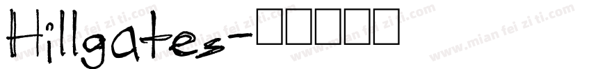 Hillgates字体转换