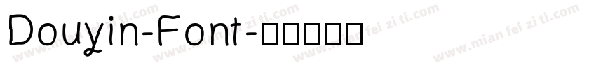 Douyin-Font字体转换