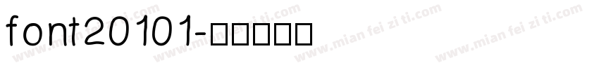 font20101字体转换