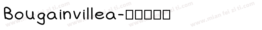 Bougainvillea字体转换
