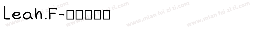 Leah.F字体转换