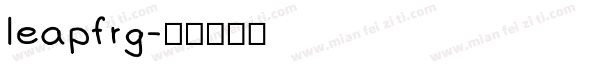 leapfrg字体转换