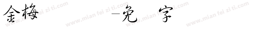 金梅简体国际字体转换