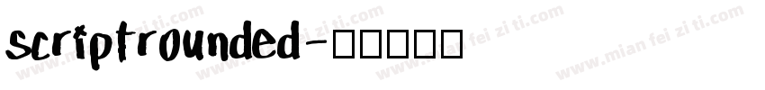 scriptrounded字体转换