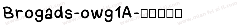 Brogads-owg1A字体转换