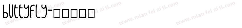 buttyfly字体转换