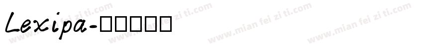 Lexipa字体转换
