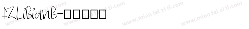 FZLiBianB字体转换