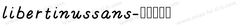 libertinussans字体转换