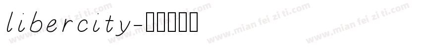 libercity字体转换