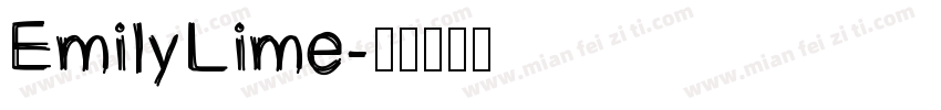 EmilyLime字体转换