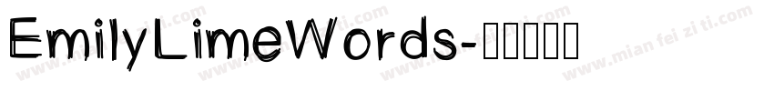 EmilyLimeWords字体转换