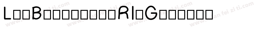 LinBiolinum_RI_G字体转换