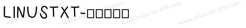 LINUSTXT字体转换