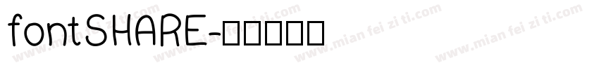 fontSHARE字体转换