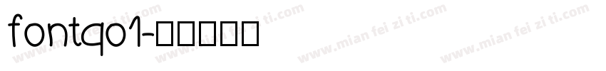 fontqo1字体转换